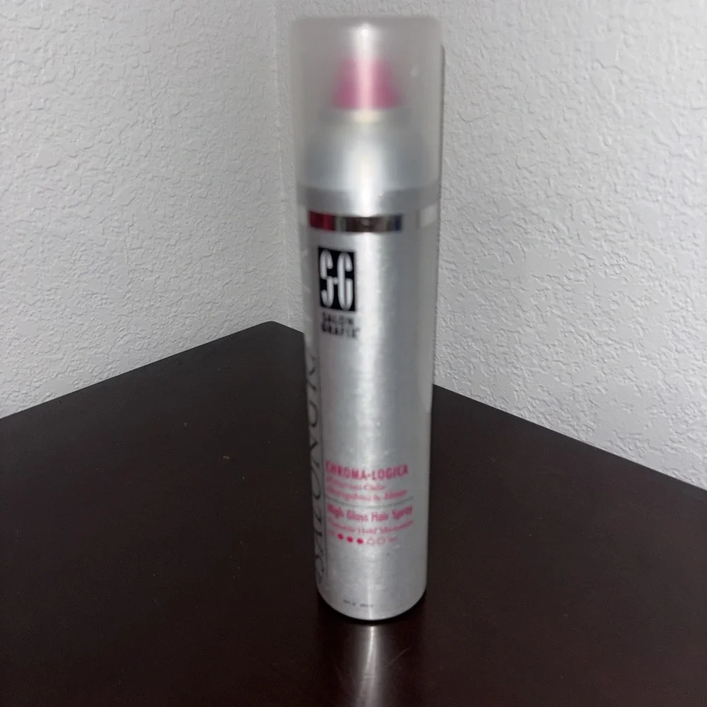 Salon Grafix Chroma Logica Hairspray High‎ Gloss 8oz Versatile Hold  New
